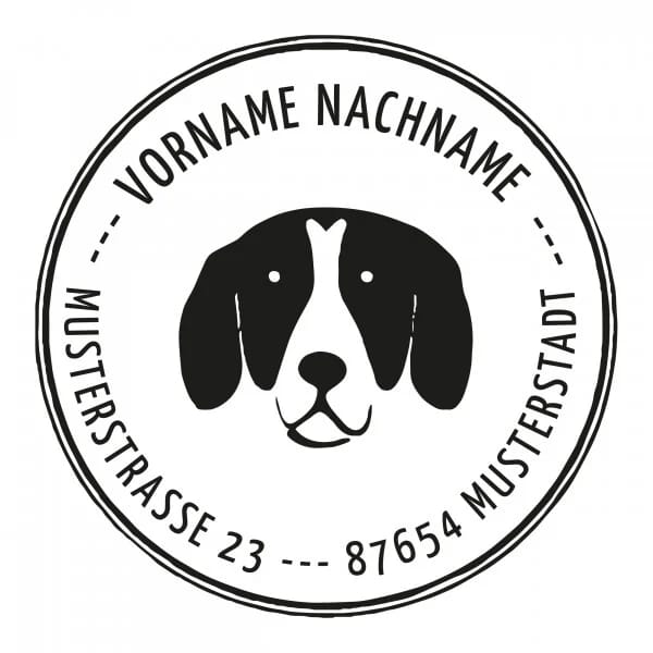 Monogrammstempel - Mein Hund - Trodat 4642