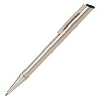Heri Diagonal 3004 Kugelschreiberstempel Pearl Nickel (33x8 mm - 3 Zeilen)
