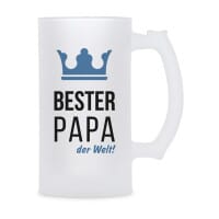 Glasbierkrug - Bierkrug &quot;Bester Papa der Welt!&quot;