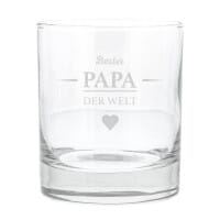 Whiskey Glas &quot;Bester Papa der Welt&quot;