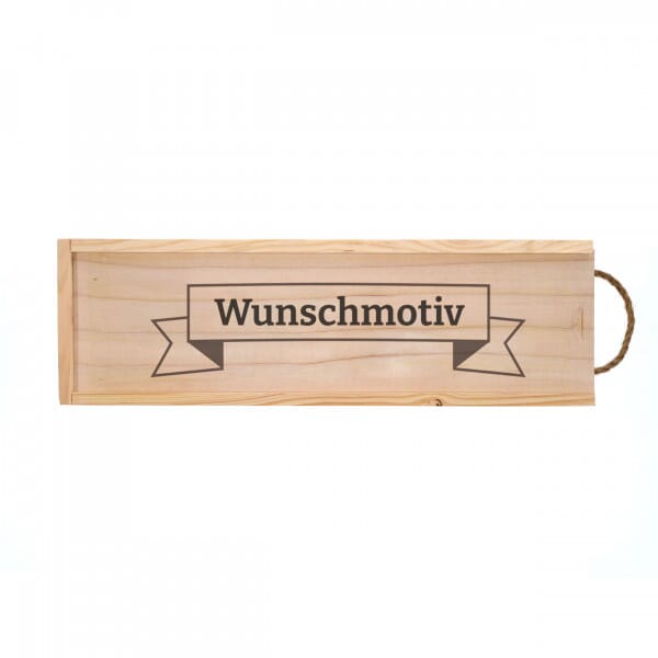 Lasergravierte Weinkiste/Geschenkkiste
