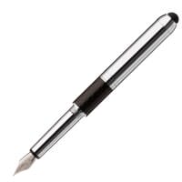 Heri Promesa Stamp &amp; Touch Pen 80300 Füllfederhalter silber (33x8 mm - 3 Zeilen)