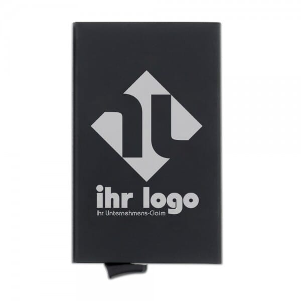 RFID Kartenhalter aus Aluminium mit Gravur