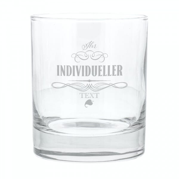 Whiskey Glas &quot;Badges &amp; Rahmen&quot; Label Blatt &amp; Individualisierung