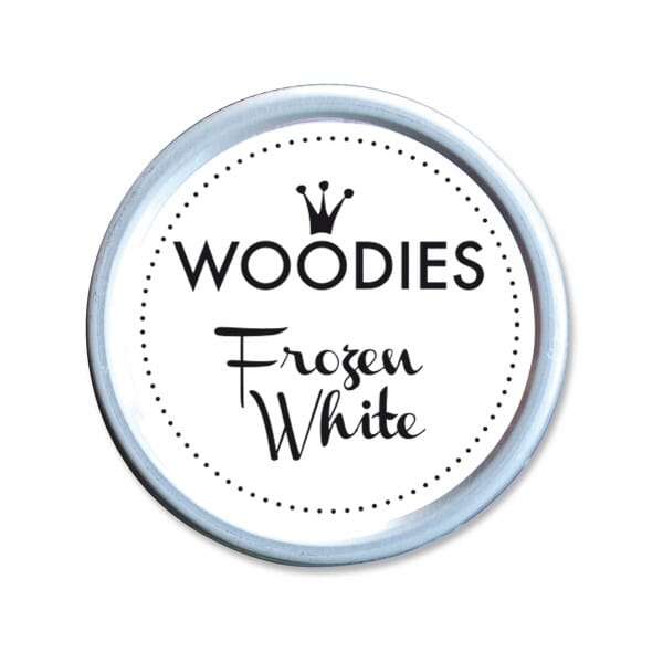 Woodies Stempelkissen Weiß – Frozen White / Fingerabdruck Stempelkissen