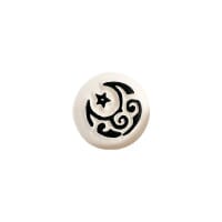 LaDot Stein &quot;Mond&quot; (1,5 x 1,5 cm) - Temporärer Tattoo Stempel