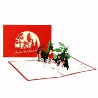Colognecards Pop-Up Karte Weihnachtsmann