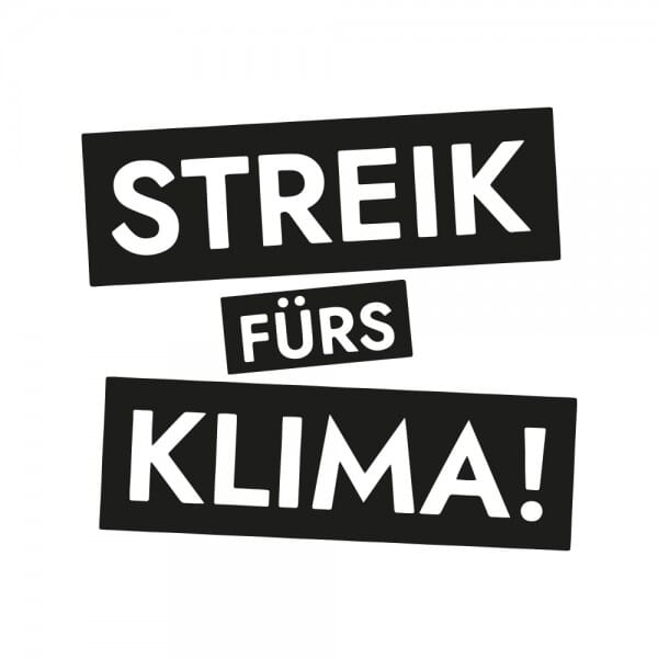 Fridays for Future - Streik fürs Klima (60x60mm)