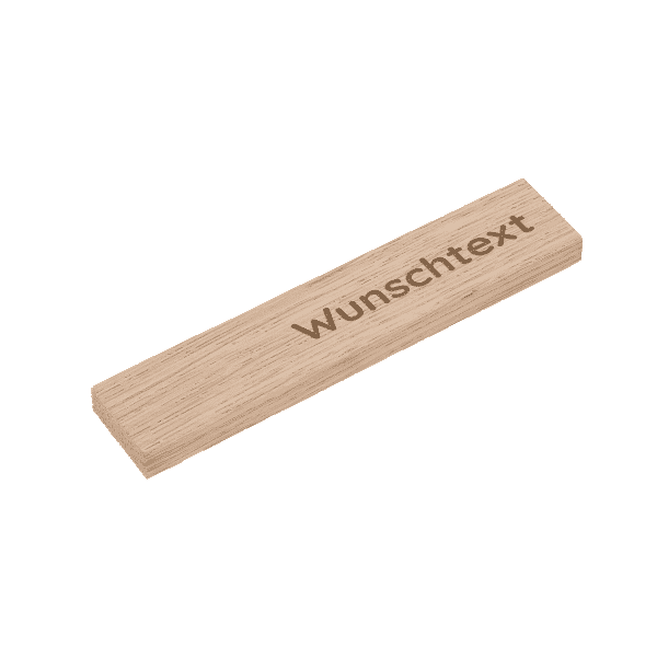 Platzkarten aus Holz, Bastelklötzchen, Holzleisten, Holzklötzchen mit individueller Gravur (10 Stück