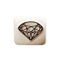 Ladot Stein small &quot;diamond&quot; (1,5 x 1,5 cm)