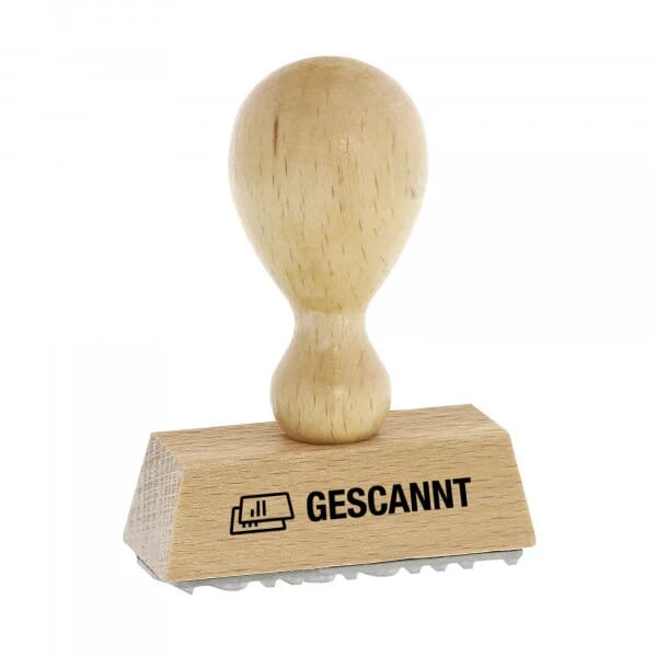 Holzstempel GESCANNT (50 x 20 mm)
