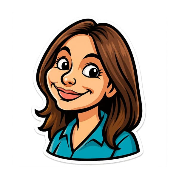 Karikatur-Sticker nach Foto – personalisierte Aufkleber konturgeschnitten