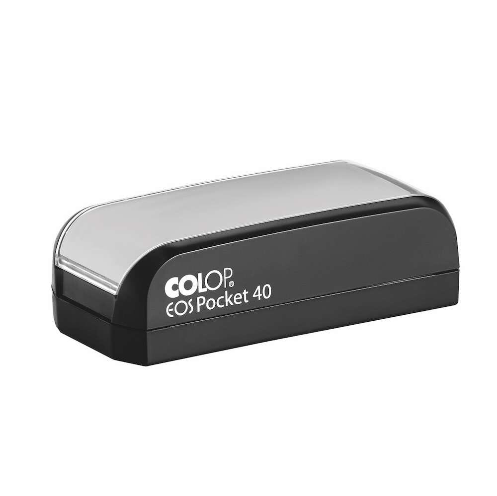 COLOP EOS R 40 FLASH – Runder Individualstempel Mit Selbstfärbender Platte, 42 Mm