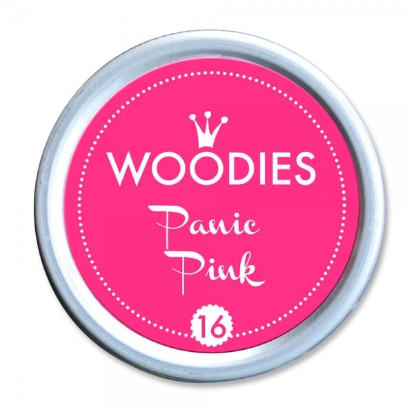 Woodies Stempelkissen - Panic Pink neon