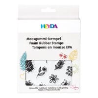 HEYDA Moosgummi Stempel-Set &quot;Ornamente&quot; (39 Stück)