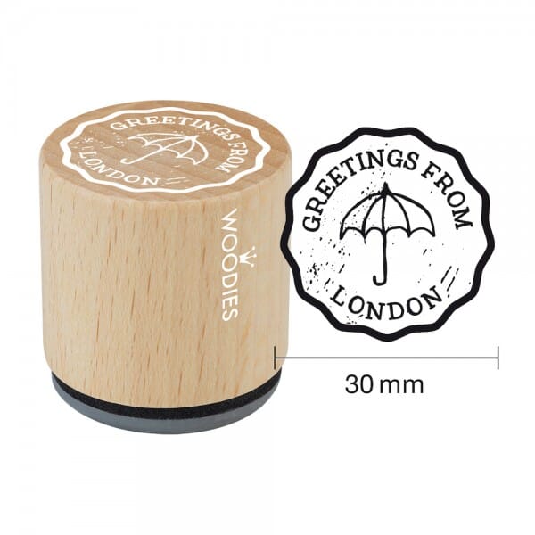 Woodies Stempel - Greetings (Umbrella) WE9005