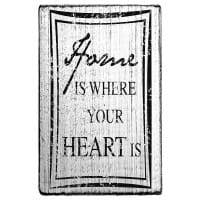 SALE - Vintage Stempel &quot;Home is where your heart is&quot;