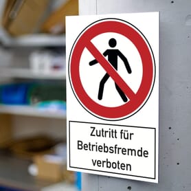 Warnschilder & Hygieneschilder