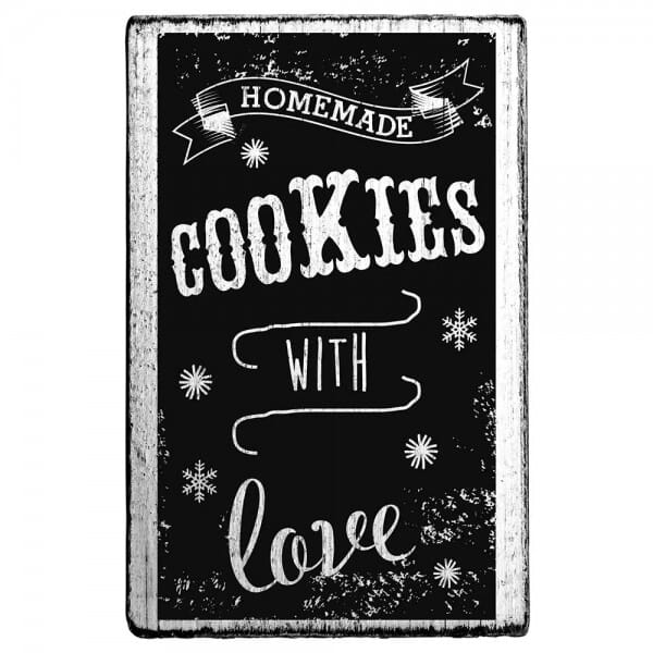 SALE - Vintage Stempel &quot;Homemade Cookies with love&quot;
