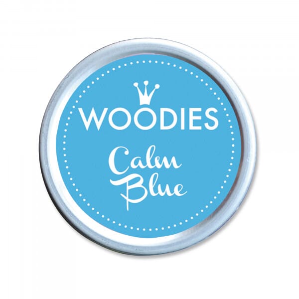 Woodies Stempelkissen Hellblau – Calm Blue / Fingerabdruck Stempelkissen