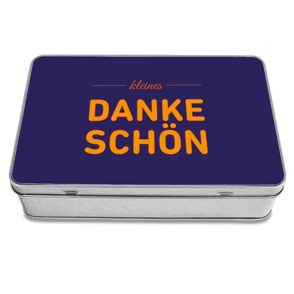 Keksdose & Geschenkdose "kleines Dankeschön" gravurfabrik.de