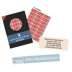 Eigentums- & Namensaufkleber für Erwachsene