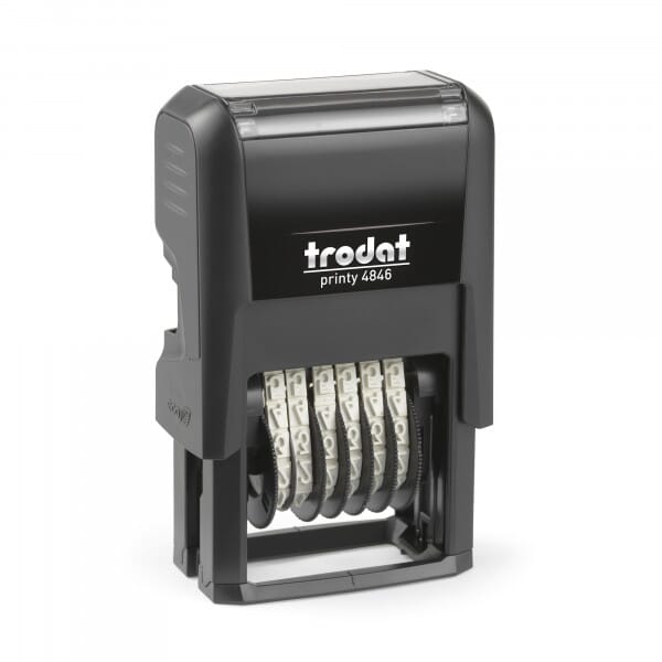 Trodat Printy 4846 Ziffernbandstempel (SH 4 mm - 6 Stellen)