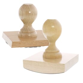 Holzstempel Übergrößen quadratisch