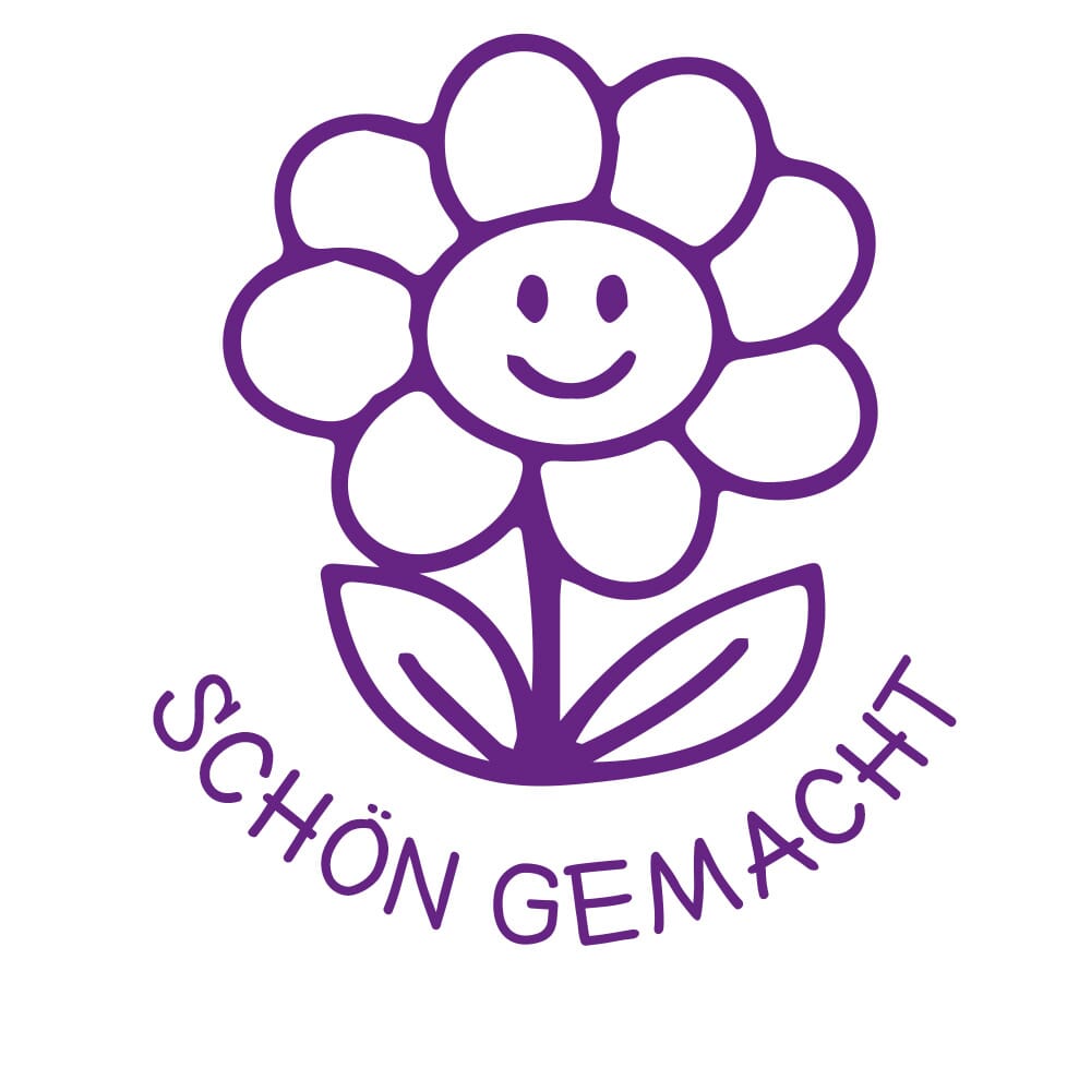 Pädagogik Holzstempel Schön gemacht (Ø 40 mm) stempelfabrik.de