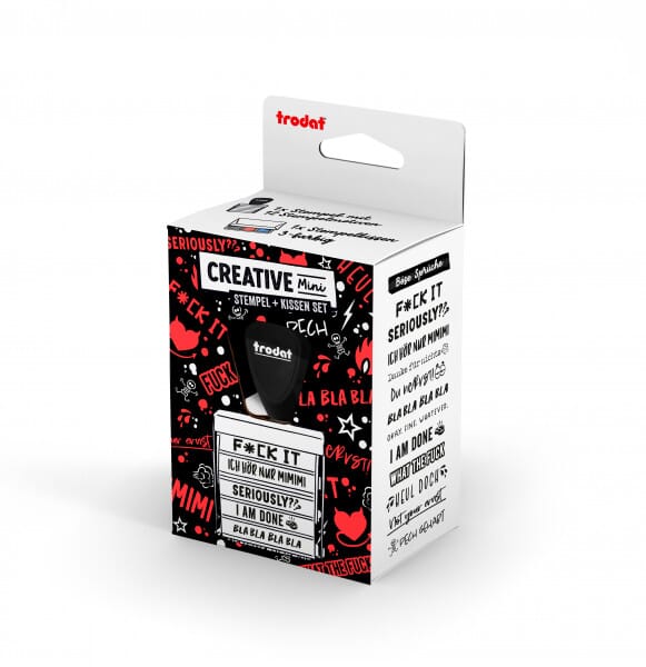 TRODAT Creative Mini Stempel + Kissen Set