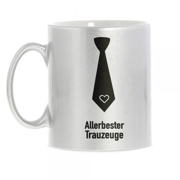 Keramiktasse "Allerbester Trauzeuge"